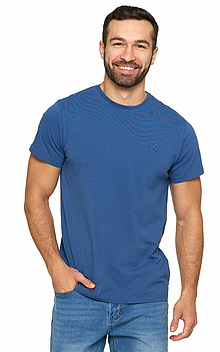 T-shirt męski OTS1500-003, kolor niebieski firmy Moraj