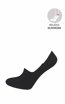 Stopki bawełniane Footies 03, kolor czarny firmy Fiore