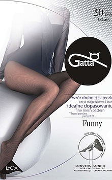 Rajstopy kabaretki Funny 20 firmy Gatta