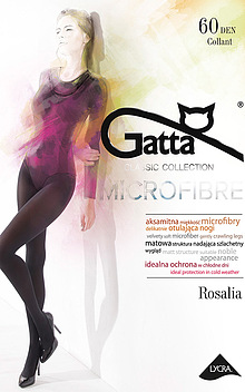 Rajstopy Rosalia 60DEN, kolor czarny firmy Gatta