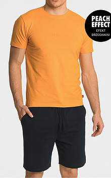 Piżama męska krótka NMP-364, kolor pomarańczowy firmy Atlantic