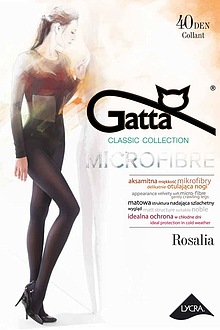Rajstopy Rosalia 40DEN, kolor czarny firmy Gatta